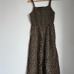 Old Navy Leopard-Print Maxi Dress